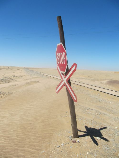 sign desert train