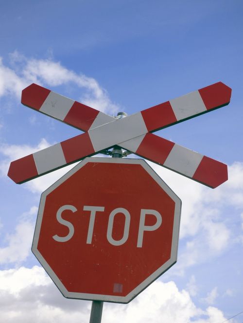 sign stop the passage of