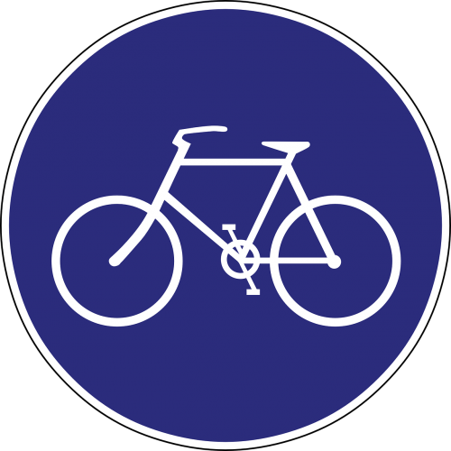 bicycles sign bike