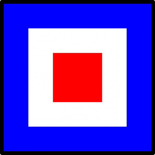 signal flag symbol