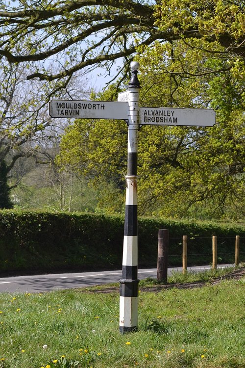 signpost  england  sign