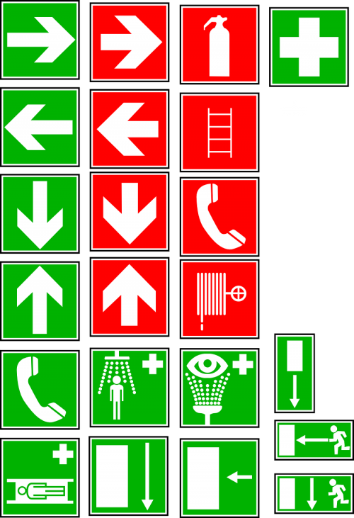 signs symbols directions