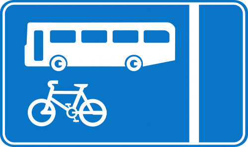 signs bus lane