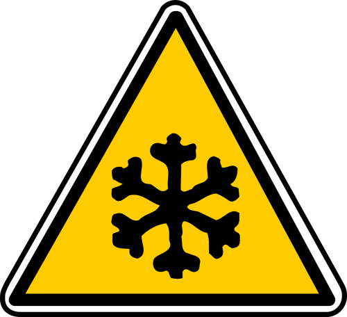 signs ice snow