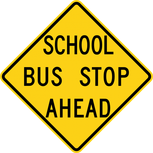 signs bus school