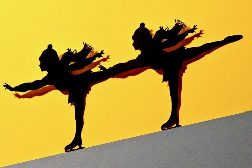 silhouette skater art