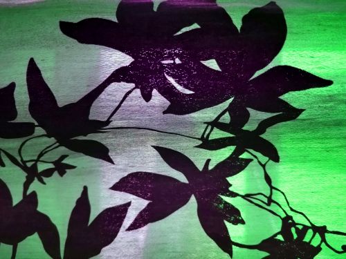 Silhouetted Leaves Background