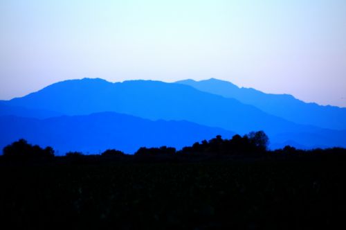 Silhouetted Mountains