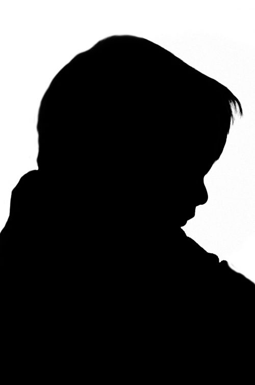 Silhouettes Of Child