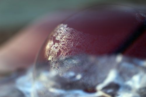 silk bubble ice frozen