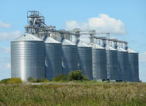 silos grain storage agriculture