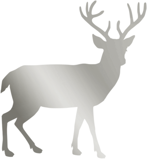 silver stag deer