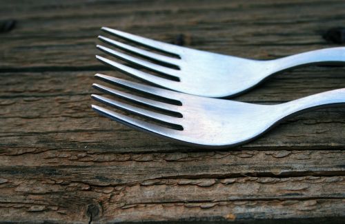 Silver Coloured Forks