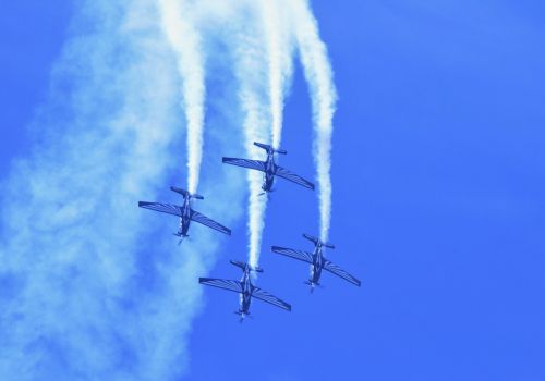 silver falcon aerobatic team aircraft jet