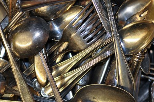silverware forks dinner