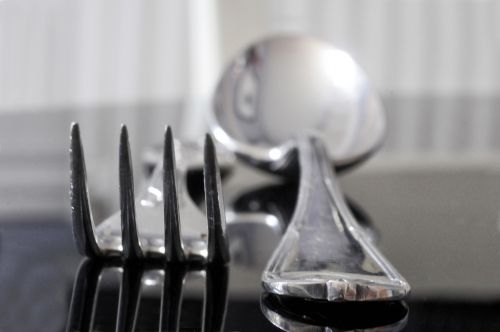 silverware fork spoon