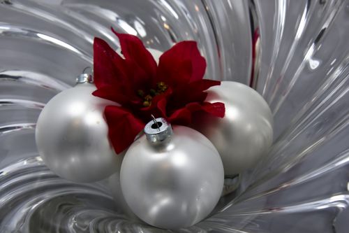 Silvery Christmas Closeup