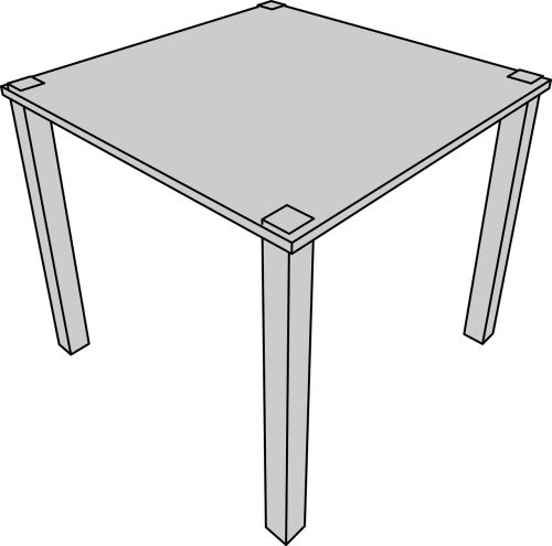 simple wood table