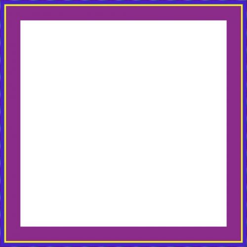 Simple Violet Yellow Blue Frame