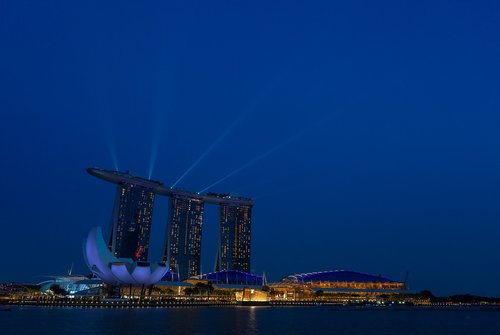 singapoore  city  night