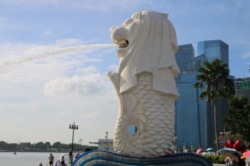 singapore lion fountain