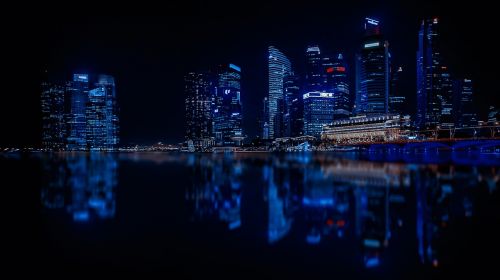 singapore skyscrapers city