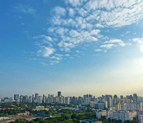 singapore housing skyline