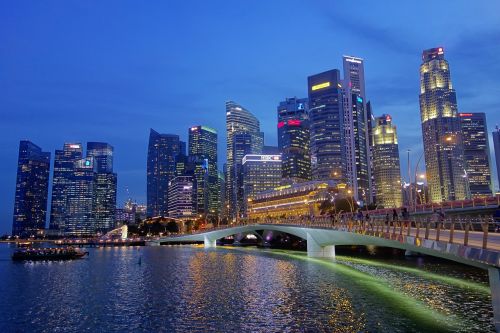 singapore bridge river