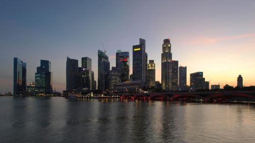 singapore skyscraper cityscape