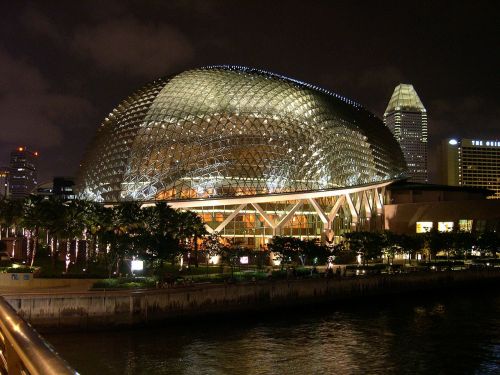 singapore cultural center lights