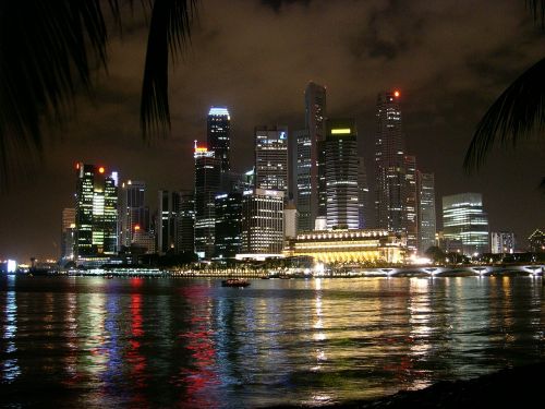 singapore city sea