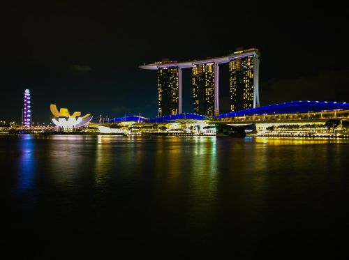 singapore singapore river skyline