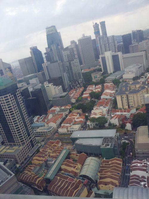 Singapore City Center Bird View