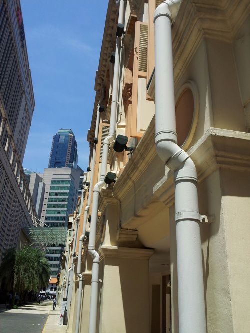 Singapore Street View Old Buildings