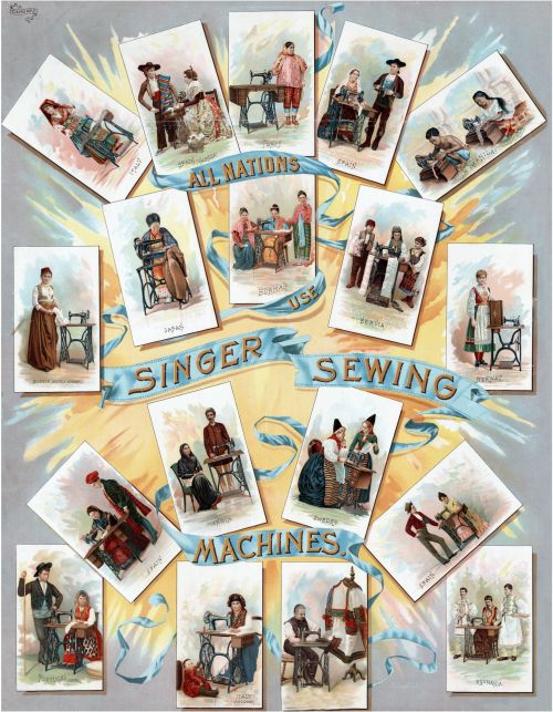 Singer Sewing Machine Advert