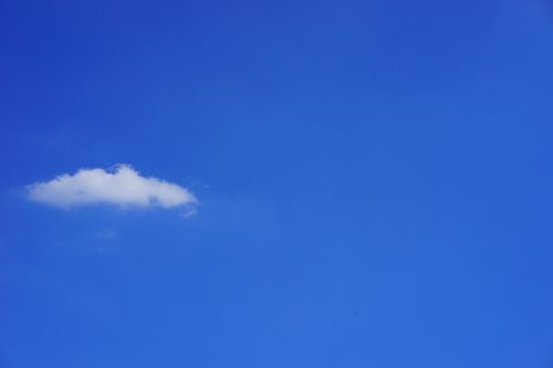 single cloud clouds cumulus