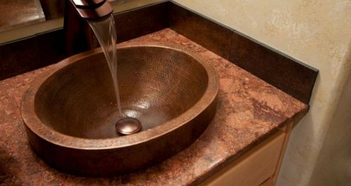 sink copper tap