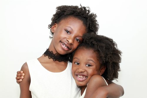 sisters  black hair  hair care