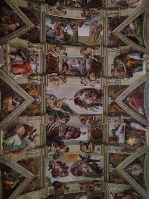 sistine chapel miguel angelo ceiling