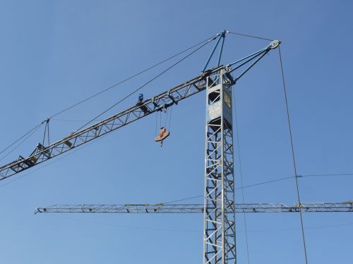 site crane house construction