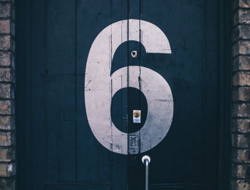 six number door