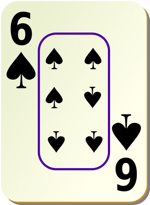 six 6 card