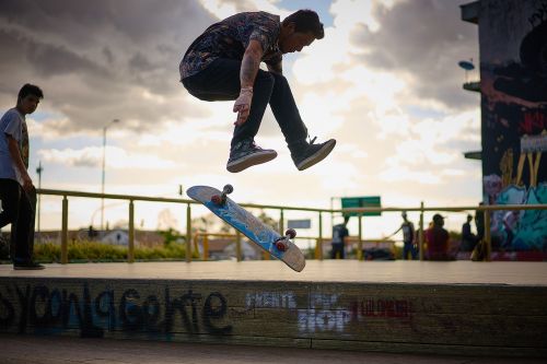 skate skateboard fly