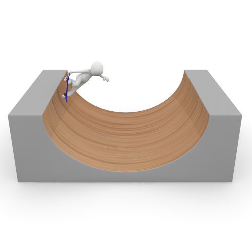 skateboard drive halfpipe