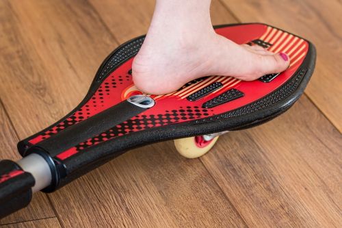 skateboard j board foot