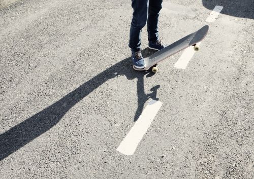 skateboard skater pavement