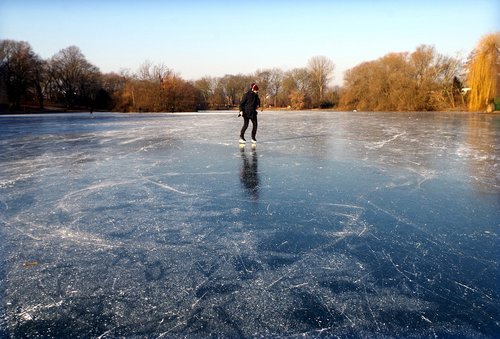 skating  skates  lake