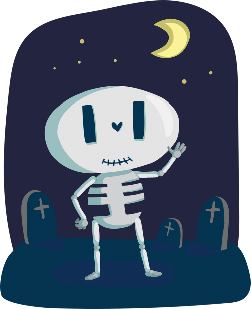 skeleton cute bone