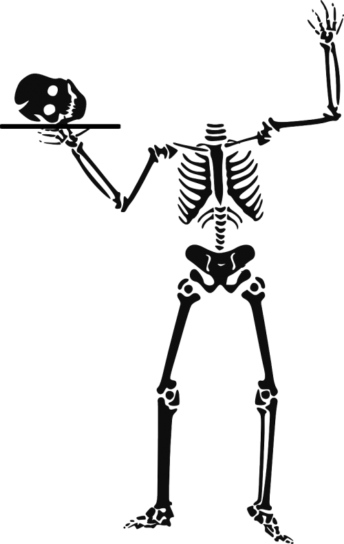 skeleton headless halloween