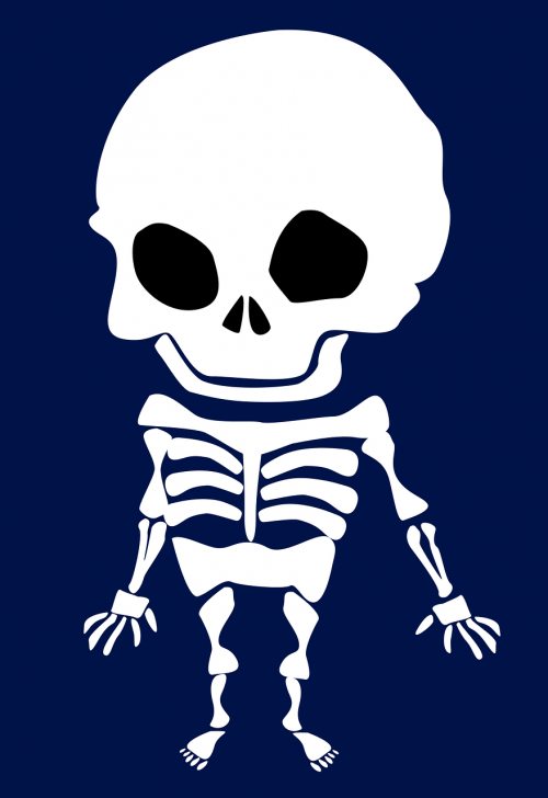 skeleton halloween weird